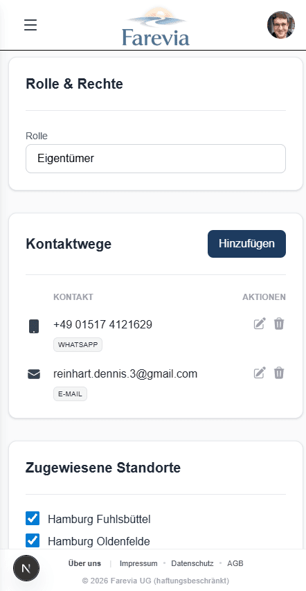 Verwalten Sie Ihre Mitarbeiter