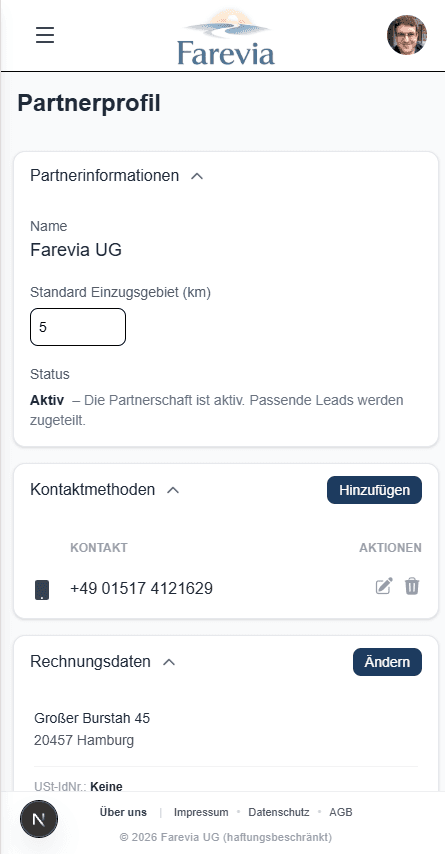 Ihr persönliches Partnerprofil